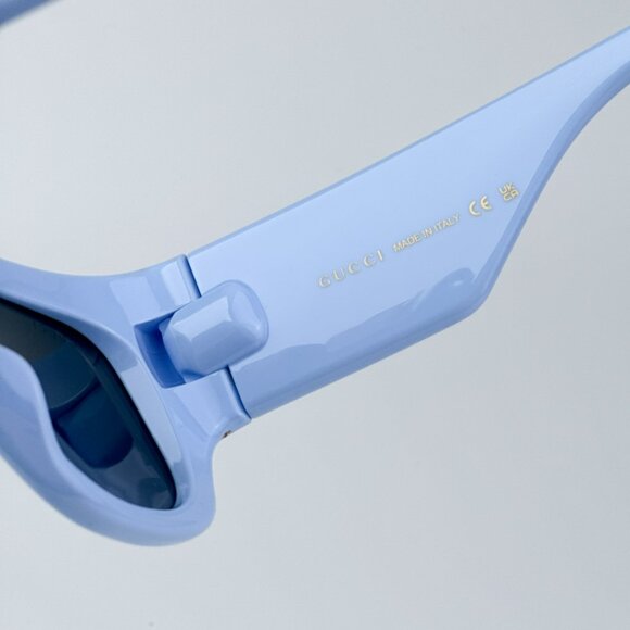 Gucci GG1545S 004 BRAND NEW Sunglasses Light Blue Women Square main image 10